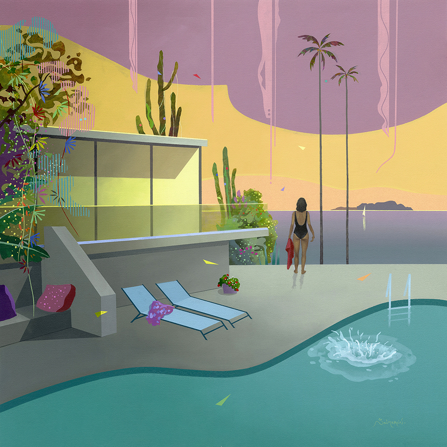 RELAX 12 ACRÍLICO SOBRE LIENZO 81 X 81 CM.