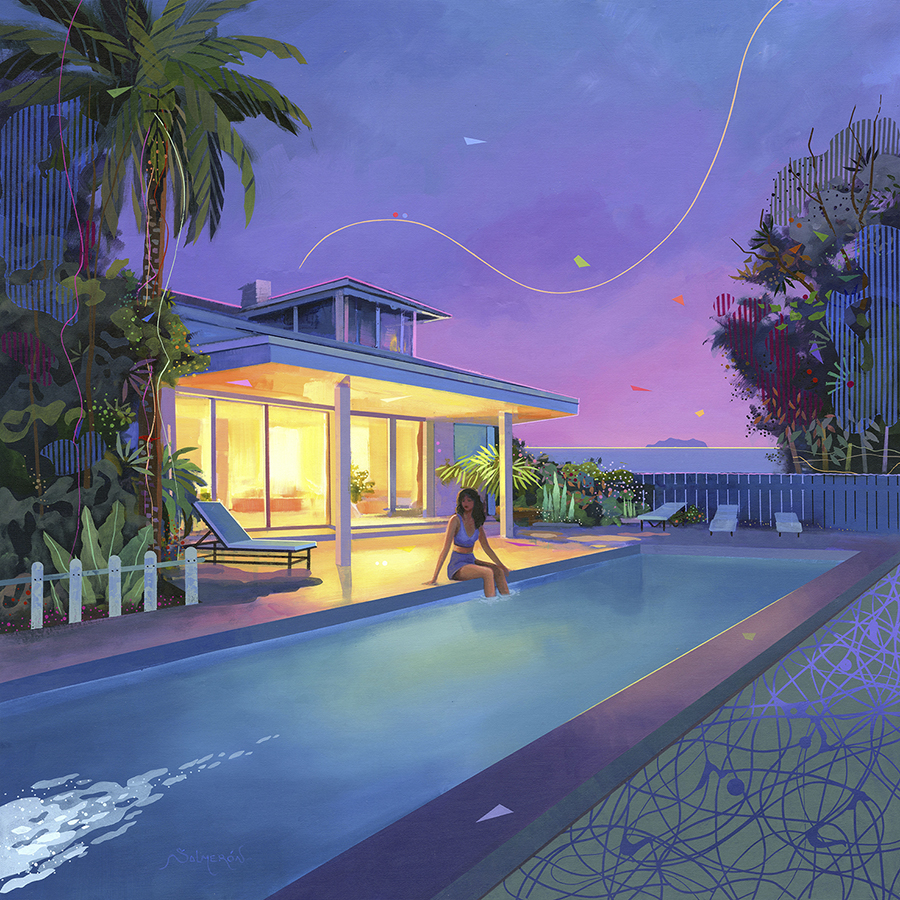 RELAX 13 ACRÍLICO SOBRE LIENZO 81 X 81 CM.